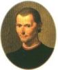 Uma representação de Maquiavel, autor de "O Príncipe"