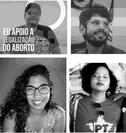 Os "ativistas" a serem ouvidos pela Polícia Federal (de cima, a partir da esquerda): Mariana Buente, Mateus